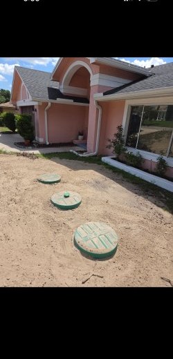 Septic Riser Lids - Completed Install