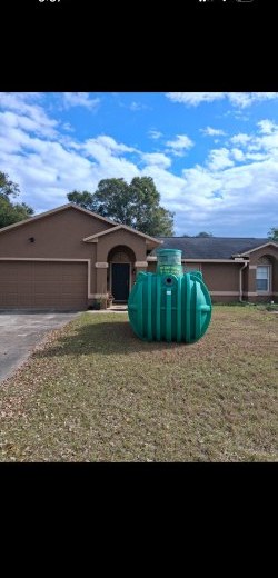 New Septic Tank Installation - Central Florida Home
